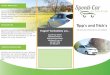 Die Sponti-Cars Tipp‘s und Trick‘s · Starten und losfahren 1. Login mit Benutzer und Passwort. 2. Wähle Dein Wunschfahrzeug aus. 3. Buche Sponti-Car für den gewünschten Zeitraum
