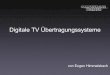 Digitale TV Übertragungssysteme - downloads.cc-sulingen.dedownloads.cc-sulingen.de/TV_Uebertragungsverfahren.pdf · 1. Analog vs. Digital Analoge Übertragung Bei der analogen Übertragung