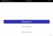 Phonetik II - Goethe-Universitätuser.uni-frankfurt.de/~kentner/EinfLing/Phonetik2.pdf · Akustische Phonetik Lautklassi kation Ubungen Was bisher geschah Die Phonetik untersucht