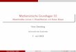 Mathematische Grundlagen III - coli.uni-saarland.demasta/mathe3/Bayes.pdf · Mathematische Grundlagen III Maschinelles Lernen I: Klassi kation mit Naive Bayes Vera Demberg Universit