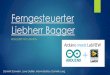 Ferngesteuerter Liebherr Bagger - ta-weilburg.com · Zeitplan Tätigkeitsbereich Stundenanzahl Planung 29h Hardware 23h Hardware Elektronik 18h Software LabVIEW 90h Schnittstelle