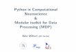 Python in Computational Neuroscience Modular toolkit for ...mdp- .Python in Computational Neuroscience