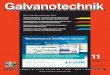 Galvanotechnik - ICOM Automation GmbH · 11 November 2013 Seiten 2162 - 2168 104. Band ISSN 0016-4232 B 20696 Zusammenhänge zwischen Steuerungstechnik, Anlagentopologie, Technologie