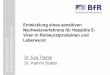 Entwicklung eines sensitiven Nachweisverfahrens für ...m.bfr-meal-studie.de/cm/...fuer-hepatitis-e-viren-in-rohwurstprodukten... · Eva Trojnar, 04.11.15, 3. BfR-Symposium „Lebensmittel-assoziierte