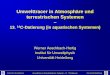 Umwelttracer in Atmosphäre und terrestrischen · PDF fileUmwelttracer in Atmosphäre und terrestrischen Systemen – 13. 14C-Datierung (in aquatischen Systemen) Werner Aeschbach-Hertig