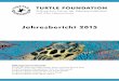 TURTLE FOUNDATION · die lokale Naturschutzbehörde übernommen wur-de, konnten wir auf Bilang-Bilangan und Mataha im-merhin noch etwa 50 % der Schildkrötennester des