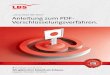 „SecureMail LBS West“ Anleitung zum PDF ... · 2 „SecureMail LBS West“ – Anleitung zum PDF-Verschlüsselungsverfahren. „SecureMail LBS West“ ermöglicht den gesicherten