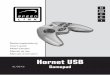 Hornet USB - speedlink.com · 2 D GB F E I Einleitung Vielen Dank für den Kauf des Hornet USB Gamepad. Dieses Gamepad für den PC-Gebrauch bietet genügend Spielraum, um jede Situation