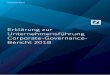 Erklärung zur Unternehmensführung CoproaerGt- ovenrance ... · 2 Deutsche Bank Erklärung zur Unternehmensführung / Corporate Governance Bericht Corporate Governance Bericht 2018