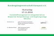 Bundesgütegemeinschaft Kompost e.V. Humustag 17.11 · Organik Steine Glas Hartkunststoff Metall Summe Ergebnis der Sortier- und Klassieranalysen des Strukturmaterials: - 80 bzw
