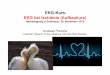 EKG-Kurs: EKG bei Ischämie (Aufbaukurs) · Angina pectoris-Beschwerden (Brustenge) treten meist erst auf, wenn ein Gefäß ! mehr als 70% verengt ist. Title: Vortrag 20.11.2015 Schkopau