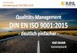 Qualitäts-Management DIN EN ISO 9001:2015 - keil-group.de · (FH) Harald Keil DIN EN ISO 9001 -2015 2016_04_16 Fachvortrag.ppt Seite 15 Inhaltliche Änderungen Risiko-/ Chancen-Betrachtung