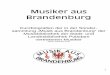 Musiker in Brandenburg - bibliothek.potsdam.de · Punkrock-Projekt „Blutiger Osten“ stecken sechs Punkrocker aus Brandenburg / Havel , die regelmäßig Konzerte in und um Potsdam