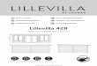 DE Lillevilla 428 · Sollte das Produkt nicht gleich aufgebaut werden, emp-fiehlt sich dessen angfristigere Lagerung in Innenräumen oder einem sonst gut geschützten Ort. Es lohnt