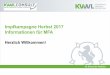 Impfkampagne Herbst 2017 Informationen für MFA - kvwl.de · • Struktur bleibt erhalten! ... Hepatitis A und B STIKO Empfehlung NEU in 2017 Seite: 34. Schutzimpfungsrichtlinie des