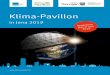 Klima-Pavillon - thega.de · Programm Mai 2019 Eröffnung der Hitzesommer 2018 ist vielen von Ihnen sicher noch im Ge-dächtnis. Der Klimawandel ist auch in Thüringen angekommen