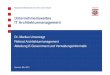 Unternehmensweites IT Architekturmanagementfiles.messe.de/cmsdb/D/007/22137.pdf · Querschnittsverfahren: SAP, DMS Verzeichnisdienste Netzwerk Infrastruktur E-Mail Infrastruktur Querschnittsverfahren