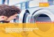 BESONDERS SPARSAME HAUSHALTSGERÄTE 2016/2017 · Kühl- und Gefriergeräte, Wasch- und Spülmaschi-nen sowie Waschtrockner und Wäschetrockner sind Anschaffungen für viele Jahre