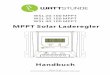 MPPT Solar Laderegler - solarkontor.de 20_30... · 2.1 MPPT Die Abkürzung MPPT bedeutet Maximum Power Tracking, zu Deutsch ungefähr Verfolgung des Punktes der maximalen Energieausbeute