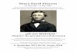 Henry David Thoreau - nonviolent-resistance.infononviolent-resistance.info/exhibitions/ger/thoreau2/Plakat.pdf · Henry David Thoreau 12. Juli 1817 -6. Mai 1862 Zum zweihundertjährigen