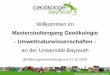 Willkommen im - geooek.uni-bayreuth.de ·  Umweltphysik Biogeochemie Landschaftsökologie 3 Programme in Bayreuth