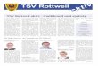 TSV Rottweil aktiv - traditionell und spritzig · TSV Rottweil aktiv - traditionell und spritzig Mit dieser Ausgabe stellt sich der TSV 1862 Rottweil e.V. al-len Mitgliedern und Lesern