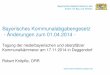 Bayerisches Kommunalabgabengesetz - Änderungen zum 01.04 ...kaemmerer-niederbayern.de/downloads/2014_KAG-Aenderung.pdf · Bayerisches Staatsministerium des Innern, für Bau und Verkehr