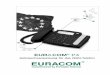 Gebrauchsanweisung für das ISDN-Telefon · Mit dem EURACOM P4 haben Sie sich für ein hochwertiges und zukunftssicheres Produkt entschieden. Dieses Telefon bietet Ihnen bei Anschluß