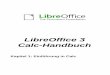 LibreOffice 3 Calc-Handbuch - wiki.documentfoundation.org · Libre Office: Calc-Handbuch 8 Abbildung 2: Die Symbolleiste Palette. Bestandteile des Calc Hauptfensters Verschieben von