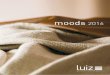 moods - luiz.com · 6 PASSION Filigran gelasertes Leder, ein lässiger Leinen-Cashmere-Mix und facettierte Pailletten mit mattem Glanz gehen in sanften Pastelltönen eine
