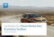 Leitfaden Zur Dacia Media Nav Evolution Toolbox · Leitfaden Zur Dacia Media Nav Evolution Toolbox Sie können die Karte in Ihrem Navigationssystem mit Hilfe der Dacia Media Nav Evolution