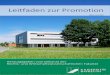 Leitfaden zur Promotion - rw.uni-bayreuth.de · A. Zulassung zur Promotion 3 Grundlage für das Promotionsverfahren an der Rechts- und Wirtschaftswissenschaftlichen Fakultät der