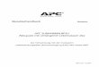 APC SUM48RMXLBP2U Akkupack mit verlängerter Lebensdauer … · 990-1736 01/2004 Benutzerhandbuch Deutsch APC SUM48RMXLBP2U Akkupack mit verlängerter Lebensdauer (XL) Zur Verwendung