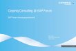 Ceyoniq Consulting @ SAP Forum · 11.04.2014 · Die Ceyoniq Consulting GmbH Umfassende, kompetente und lösungsorientierte IT-Strategie- und Prozessberatung für komplexe Kundenanforderungen
