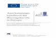 Anerkennungs- handbuch für Massageberufe in Europa · MaecVET – Anerkennungshandbuch für Massageberufe in Europa Seite 3 1. Masseurberufe in Europa mit einem EQF Level von 3 1.1