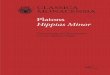 Platons Hippias Minor - download.e-bookshelf.de file5 Vorwort Der Hippias Minor gehört zu den weniger bekannten Dialogen Platons. In der Forschung wurden vielfach die Authentizität