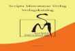 Scripta Mercaturae Verlag Verlagskatalog · Scripta Mercaturae – Zeitschrift für Wirtschafts- und Sozialgeschichte – Begründet von Theodor Gustav Werner, herausgegeben bis 2014