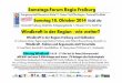 Windenergie: Fakten statt Vorurteileecotrinova.de/downloads/2013/141018 Dr_ Löser Vortrag WindE... · Windenergie: Fakten statt Vorurteile Dr. Georg Löser Samstags-Forum Regio Freiburg