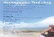 Autogenes Training fileAutogenes Training Anmeldung bei: Elke Krüger Zertifizierte Entspannungstrainerin Mitglied im Fünf »Tibeter«® DACHVERBAND e.V. 22761 Hamburg-Bahrenfeld