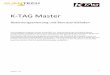 K-TAG Master - alientech-tools.com · Das Handbuch beinhaltet grundlegende Anweisungen zum Download der Software K-Suite, zur Programmierung von Steuergeräten sowie Warn- und Sicherheitshinweise,