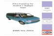 Pika-Katalog für Astro / Safari Van Ausgabe 2004 · Der Pika-Katalog für General Motors Astro / Safari Van Sehr geehrter Geschäftsfreund und US-Car-Fan ! Willkommen bei Ihrer PIKA