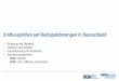 Einflussgrößen auf Redispatchmengen in Deutschland · DONG Identifikation von Einflussgrößen auf Redispatchmengen in Deutschland. Simulation Überblick über die Studie Untersuchung
