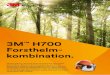3M H700 Forsthelm-multimedia.3m.com/mws/media/1377661O/3m-h-700-forsthelmkombination... · kombination H700 für Waldarbeiten ist eine vielseitige und komfortable Lösung für Einsteiger,
