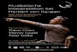 Musikalische Interpretation bei Herbert von Karajan · 8 Sehr geehrte Damen und Herren Als Wissenschaftslandesrätin freue ich mich sehr, dass das internationale Symposium „Seine