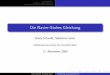 Die Navier-Stokes Gleichungsnovit.math.umu.se/~david/Teach/FEM09/navir2.pdf · kBT Harry Schmidt, Sebastian Suter Einf¨uhrung in die Hydrodynamik. St¨omungslehre Die Navier-Stokes-Gleichung