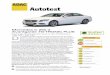Autotest - adac.de · Autotest Mercedes C 250 d Avantgarde 7G-TRONIC PLUS Viertürige Stufenhecklimousine der Mittelklasse (150 kW / 204 PS) ie C-Klasse orientiert sich als Limousine