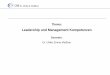 Leadership und Management Kompetenzen - gesundheit-studium.at · Dr. Ulrike E. Meißner 3 Einführung Management - Externe und interne Einflüsse auf Unternehmen - Steigender Wettbewerb