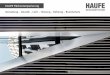 HAUFE Flächentemperierung Gestaltung – Akustik – Licht ...haufe-deckensysteme.de/wp-content/uploads/2018/11/Prospekt... · 4 | | 5 Alles in einem System Heizen – kühlen –