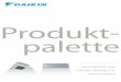 Produkt- palette - daikin.de · Wohnbereich 2 Typ Modell Produktbezeichnung 40 50 52 68 80 90 100 4PS 125 5PS 150 6PS Luftgekühlt Multi-Wärmepumpe 3MXS-E A++/A+ (1) 4MXS-E A++/A+
