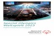 Special Olympics Weltspiele 2023 - cdn.dosb.de · 1. Special Olympics Special Olympics (SOI) ist die weltweit größte Sport-bewegung für Menschen mit geistiger und mehrfacher Behinderung,